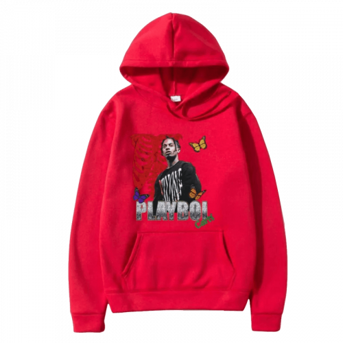 Playboi Carti Die Lit Tour Ribcage Butterfly Hoodies