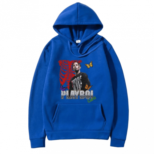 Playboi Carti Die Lit Tour Ribcage Butterfly Hoodies