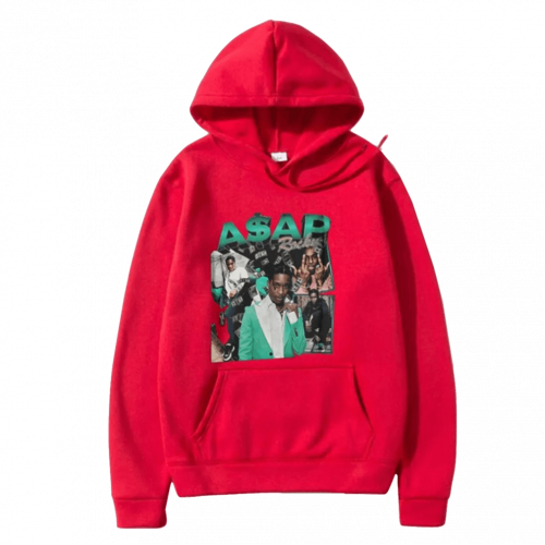 Playboi Carti Rap ASAP Rocky Green Print Hoodies